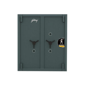 Godrej Defender Prime Class C Double Door KL Safe offers high-security protection with tool-resistant technology and dual-control key locking. It is BIS standard tested and designed to withstand power drills, sledgehammers, chisels, and crowbars.