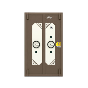 Godrej Defender Aurum Pro Double Door Class E Safe is a BIS-certified, fire-resistant, and theft-proof safe, ideal for securing valuables in homes and financial institutions.