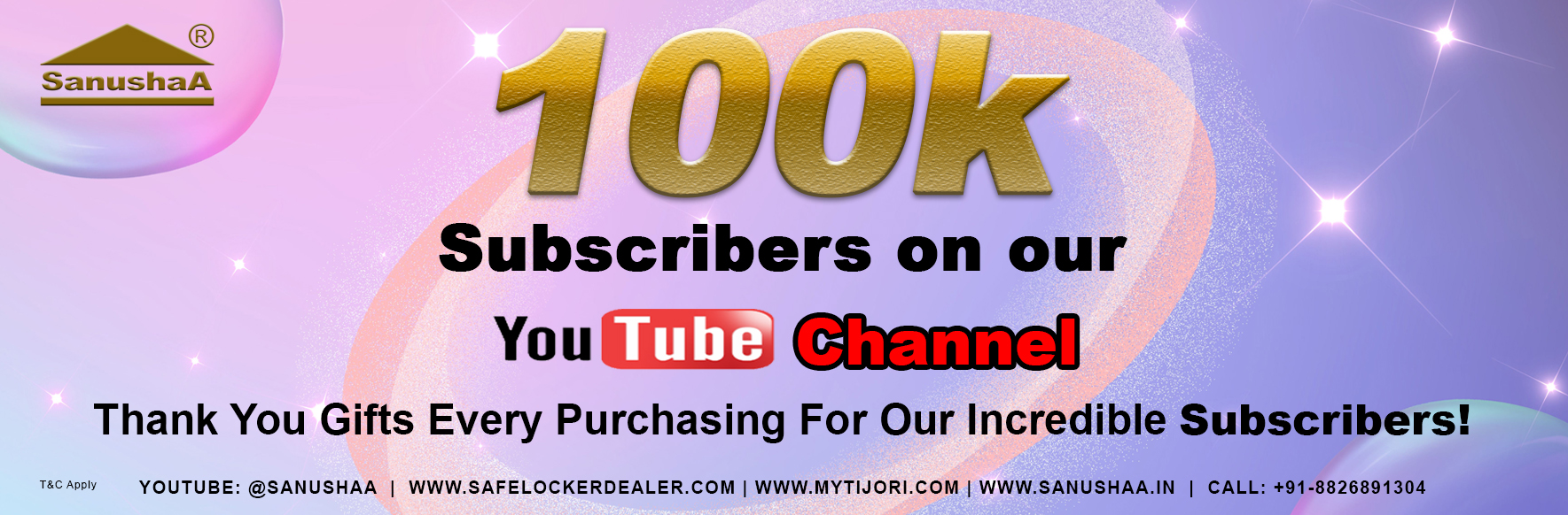 A huge thank you to our incredible community for helping us reach 100,000 subscribers! This milestone wouldn't be possible without you.