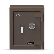 Godrej Matrix 1814 V6 EL 50L is a top-tier security safe featuring an advanced digital lock, fire-resistant build, and a spacious 50L capacity, perfect for homes and offices.